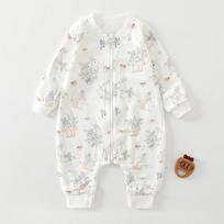 Baby Sleep Sack 4 Season Cotton Wearable Blanket Toddler Anti-Kick Sleepwear Air Conditioner Room 1-3 Years 120cm