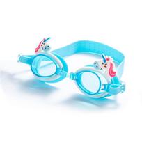 Cartoon Colorful Pony Children's Diving Glasses Children Swimming Goggles Waterproof Anti Fog Adjustable Glasses2 dangaus mėlyna spalva