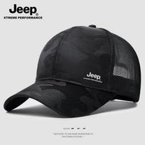 JEEP Quick-Dry Breathable Mesh Baseball Cap One Size black