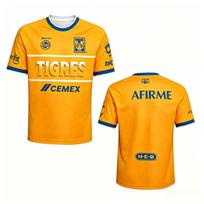 Season 2026 Tigres UANL Football Jersey, Men Summer New 3D Print Sports Football Fashion T-shirt, Breathable Quick Drying M