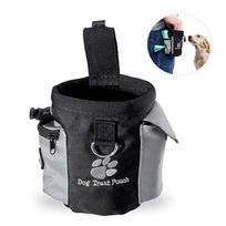 Dog Outdoor Training Bag Dog Fanny Pack Therapy Bag Multi-Functional Pet Bag Pet Treats Bag Train Snack Reward Waist Bag Pet Bag 5 black