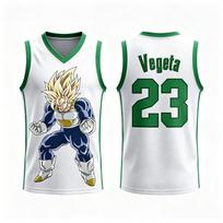 Dragon Ball Vegeta Super Saiyan Basketball Jersey Men 3D Print Family Matching Outfits Sports Vest Anime Streetwear Tank Top Tee 5XL