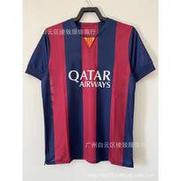 Barcelona 14-15 Home Soccer Jersey Retro Neymar Xavi Football Training Shirt XL red