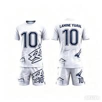 Naujas vasarinis Yamal #10 futbolo marškinėlių ir šortų komplektas, greitai džiūstantys ir laisvo kirpimo vaikų treniruočių drabužiai 150