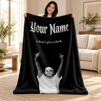 Eminem Custom Name Fleece Blanket Personalized Soft Cozy Throw Blanket Customized Gift for Birthday Christmas 100cmx150cm