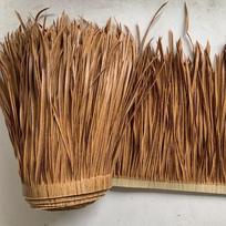 Flame Retardant PE Thatch Tile for Outdoor Gazebo Roof, Simulation Fake Straw, Farmhouse Decorative, In Stock.