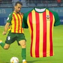 Family Matching Retro Castellon Football Jersey Print Crew Neck Quick Dry Short Sleeve Soccer Uniform for Spanish Fans M