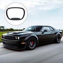 For Dodge Charger For Dodge For Challenger Steer Wheel Sticker Carbon Fiber Black Prevent Abrasion Easy To Install ABS U555 China Mainland black