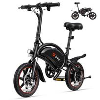 DYU D3S Folding City Electric Bike 250W Motor 36V 10Ah Battery 14 Inch Tire Lightweight Adult E Bike