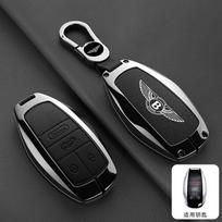 High Quality Car Key Cover Smart Remote Fobs for New Bentley Flying Spur Continental GT Bentayga Mulsanne Key HolderBagShellClip CL2 black