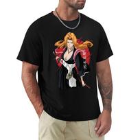 Rangiku Matsumoto Bleach Tshirt Basic Plain Tee For Spring And Summer 4XL