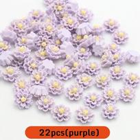 Gėlių papuošimai,  Violetinė