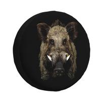 Custom Wild Animal Boar Spare Wheel Tire Cover for Prado Pajero Wrangler Jeep RV SUV Trailer Vehicle Accessories 14  15  16  17 16inch