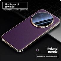 Light Luxury Cowhide for Honor Magic8 Pro Case New Genuine Leather Full Lens Coverage with Stand Magnetic Case for Magic7 Pro 6 Honor Magic6 Pro