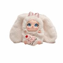 Bag Hanging Charms Bunny Doll Pendant Big Ear Car Key Ring Rabbit Plush Keychain  Gift For Girls