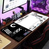 xcm Dydelis Pelės Kilimėlis Meno Stalo Kilimėlis Printstream Žaidimų Pelės Kilimėlis Neslystantis Guminis Kilimėlis Įmonės Ilgi Stalo Kilimėliai XXL For Csgo 30x80x0.2cm