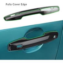 Carbon Fiber Look Upgrade Snap-on Door Handle Cover for Toyota Rav4 2026 Accessories Car Exterior