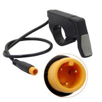 Electric Bicycle 3‑Pin Connector 24V‑48V Left Right Thumb Throttle 22Mm Accelerator Handle For E‑Bike Scooter A1