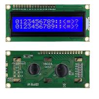 Yellow Green Screen LCD1602 Display Module Blue Screen PCF8574 Interface  Electronic Projects Blue without IIC