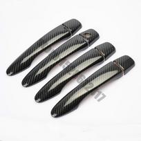 Carbon Fiber Chrome Car Door Handle Bowl Cover Trim for Nissan Navara NP300 Frontier D23 2015- Styling Accessories Sticker 3