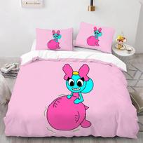 Dandy's World Duvet Cover Pillowcase Bedding Set Adult Boy Girl Bedroom Decoration Children Gift Single Double Size 100x135cm