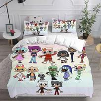 Dandy's World Duvet Cover Pillowcase Bedding Set Adult Boy Girl Bedroom Decoration Children Gift Single Double Size 135x200cm
