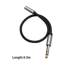 6.35mm to 3.5mm Audio Cable 1/4 Male to 1/8 Female Headphone Stereo Adapter Cord for Amplifiers Guitar Keyboard Piano Parts