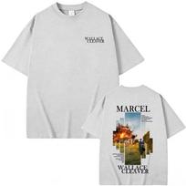 Rapper Wallace Cleaver Marcel Album  Summer Merch T Shirt Cotton Mens Clothing Womens TShirt Yk Tour Tee Fans Gifts 3XL white