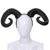 „Cosplay“ galvos juosta „Devil Ox Horn“ plaukų juosta „Pu Helovino ragai“ B white