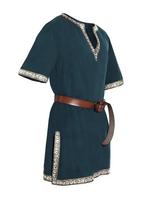 Children Boys Medieval Costume Viking Pirate Shirt Knight Cotton Linen Vintage Tunic Tops Renaissance V Neck Halloween For Kids 140 gray