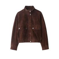 Women's Autumn Jackets New Fashion Big Pocket Elegant Women's Slim Warm Jackets Autumn Street Chic Young Student Coats L black