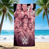 1Pc Wwe Superstars Collage Beach Towel Quick Dry Multiuse For Beach Pool Gym Yoga Home Travel Christmas Halloween Xmas Gift G18 70cmx140cm(27x55inch) pink