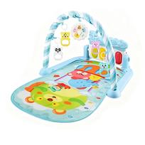 Baby Pedal Piano Activity Gym Playmat Infant Crawling Blanket Hanging Rattles Early Educational Toy for 0‑36 Months Newborn Baby