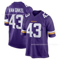 Vikings Football Jersey 18 Jefferson 19 Thielen American Uniform Men Women XL