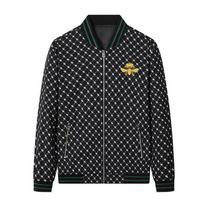 Men's Cross-Border European Baseball Collar Jacket - Spring/Autumn Trendy Street Style M black