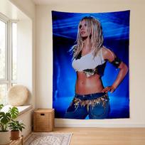 Britney Spears (24) Sieninė gobelenas Stilingas sienos kabinamas elementas miegamajam, svetainei, bendrabučiui Graži dovana šeimai ir draugams 100cmx150cm