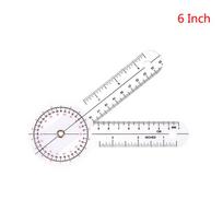 6/8 Inch  Goniometer Orthopedic Joint Angle Ruler Spine Finger Protractor Measuring Tool