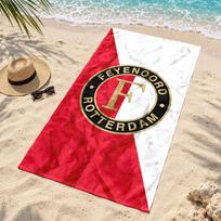 Feyenoord Rotterdam Microfiber Beach Towel Quick Dry Sand Free Lightweight Beach Towels for Travel Swimming Camping 80cmx160cm(31x63inch) white