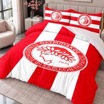 Olympiacos 3Pcs Bedding Set Duvet Cover With Two Pillowcases For Bedroom Home Decoration 140cmx210cm
