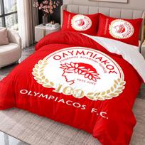 Olympiacos 3Pcs Bedding Set Duvet Cover With Two Pillowcases For Bedroom Home Decoration 180cmx210cm