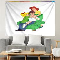 Bibi Blocksberg Print Tapestry, Backdrop, Easy Setup, Ideal for Bedroom, Office & Living Room, with Aesthetic Wall Hanging Decor. 130cmx150cm