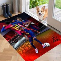 Soft Floor Carpet Lamine Yamal Pattern Area Rug Decorative Mat For Home Room Decoration 60cmx90cm