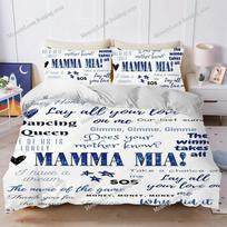 Classic Film Mamma Mia Duvet Cover Set Home Style Bedding Soft Laundry Cotton Bed Four Seasons Student Dormitory Home Textile EU Single 135x200cm
