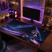 Big Mouse PadDoki Doki Literature Club Extended Soft Desk Mat Gaming Office Computer Table Decor Mat 50cmx100cm