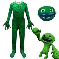 Halloween Rainbow Friends Roblox Game Cos Clothes Blue Little Monster Costume Onesie 150