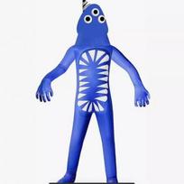 Halloween Rainbow Friends Roblox Game Cos Clothes Blue Little Monster Costume Onesie 170 blue