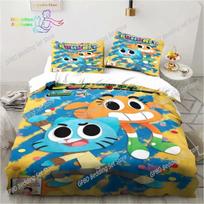 Amazing World Gumball 3D Bedding Set Duvet Cover Pillowcases Single Twin Full Queen King Size Home Decor Quilt Boys Gift 70x133cm 3pcs
