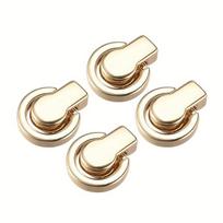 Riveliai su D žiedu,  4 PCS Golden