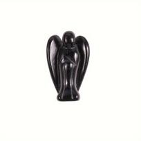 Kišeninis angelas 3,81 cm, Juodasis Obsidianas