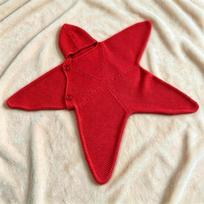 Hooded Design Seal Star Comfort Sleeping Bag Starfish Baby Swaddle  For Boys and Girls